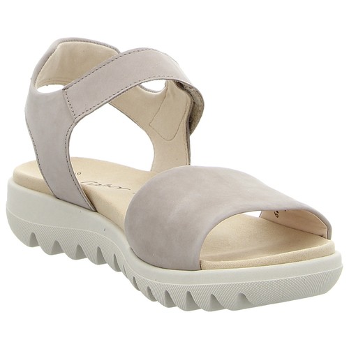 Gabor Sandale Keilsandalette 64.810.12 leinen (grau) NEU grau - Afbeelding 7 van 7