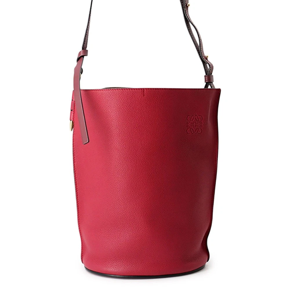 Loewe — LOEWE Gate Shoulder Bag Leather Red 321.12.U13