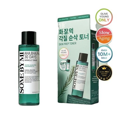 SOME BY MI AHA.BHA.PHA 30 Days Miracle Toner 150ml Set (+30ml) | pore care