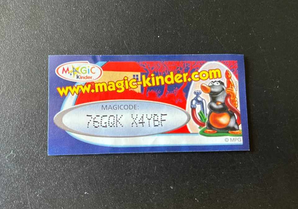 Ü-Ei 2004 Mission Maulwurf Kinder Magic Code - Bild 1 von 1