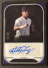 Andres Galarraga 2023 Panini Studio #SBS-AGA Autographed 19/25 The Big Cat 