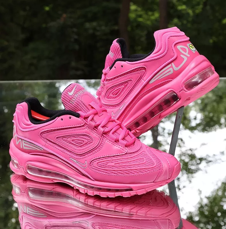 Nike Air Max 98 TL x Supreme Pinsicle homme taille 8 rose personnalisé DR1033 600