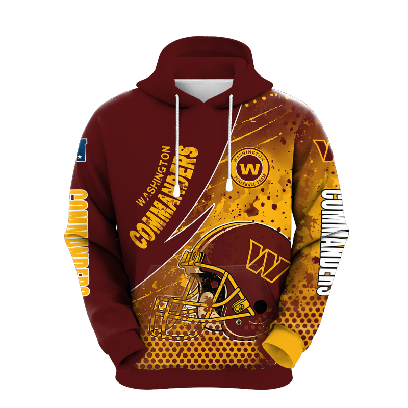 Washington Commanders Men's Tracksuit Hoodie Sweatpants Sports Outfit