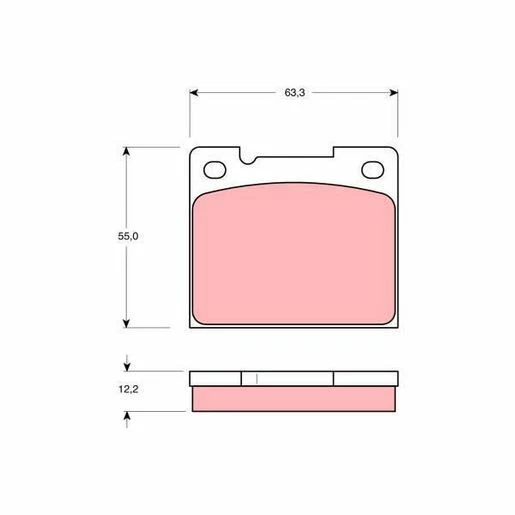 Juego Pastillas Freno Traseras TRW GDB1066 para VOLVO 960 Kombi (965) 2.9 Foto 2 de 2