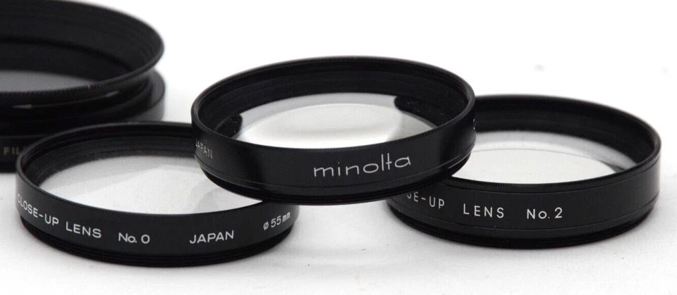 MINOLTA NAHLINSEN SET 0+1+2 + POLFILTER - E-55 GEWINDE - SHC Art.764839 - Bild 2 von 3