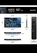 Sony BRAVIA XR A80L 65" 4K UHD OLED Smart TV