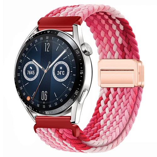 Correa de reloj de pulsera magnética de nailon trenzado de 18 mm 20 mm 22 mm correa de liberación rápida - Imagen 59 de 169