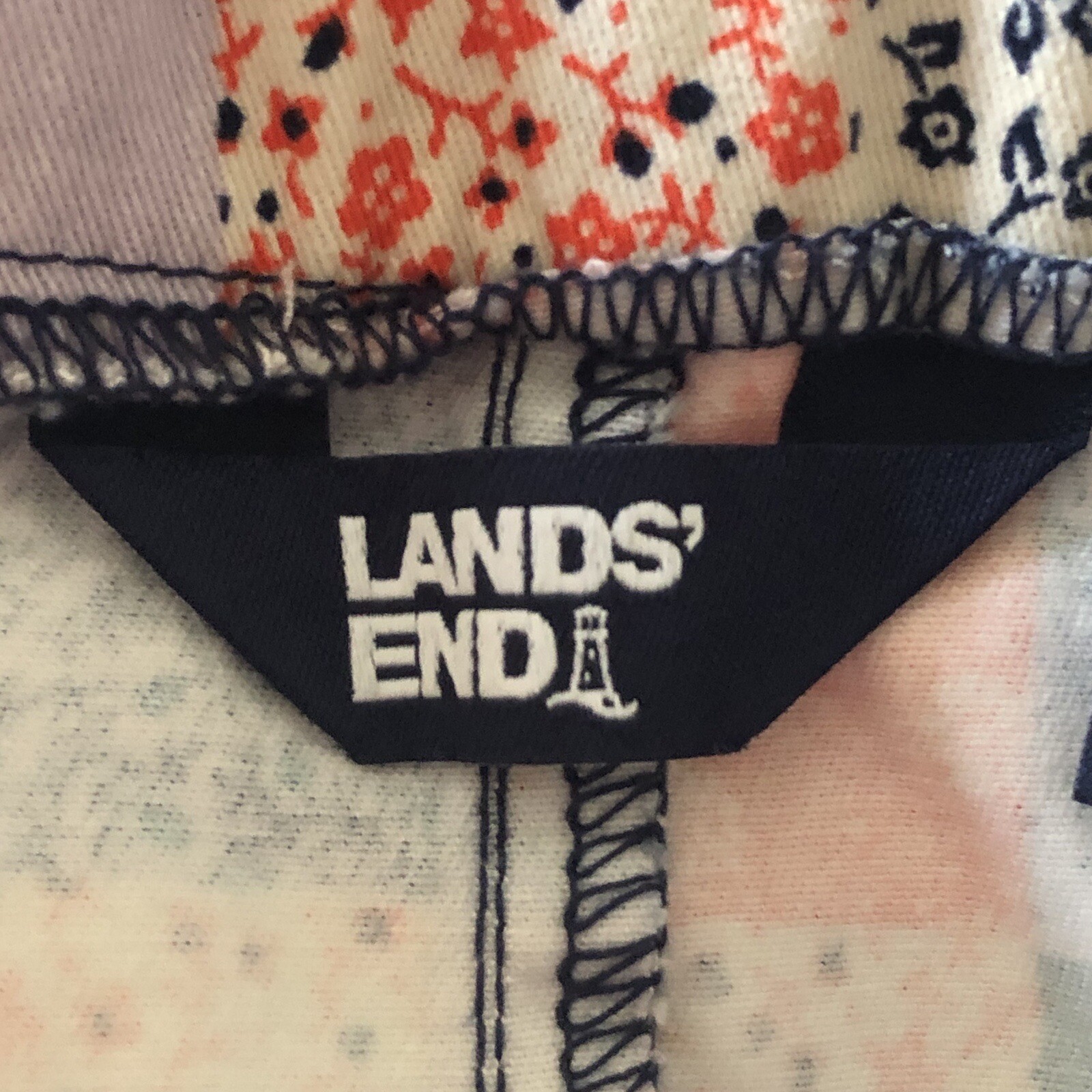 Lands End Patchwork Cropped Pants Plus Size 20W F… - image 8