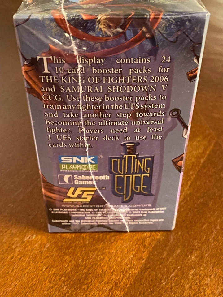 UFS Cutting Edge The King Of Fighters 2006 Samurai Showdown Sealed Booster Box - Image 3 of 4