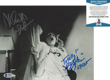 NICK CASTLE & P.J. SOLES SIGNED HALLOWEEN 8x10 MOVIE PHOTO PROOF BECKETT COA BAS