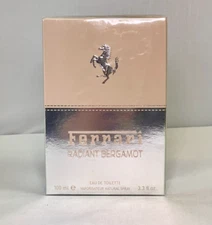 Ferrari Radiant Bergamotto Eau de Toilette 3.4oz 100ml  New in Sealed Box