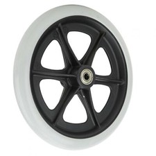 8 Inch Wheelchair Rubber Wheels Front Anti-Slip Wheelchair Wheel Accessory 120kg
