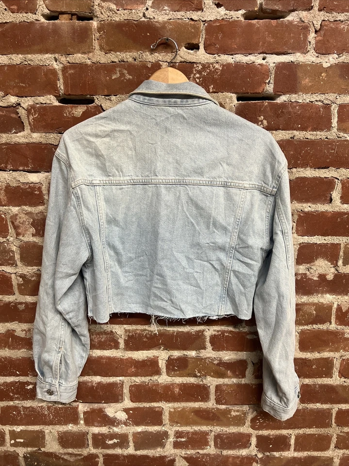 Rails Womens Blue Denim Jean Jacket Button Up Size Medium - Image 2 of 3