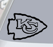 KANSAS CITY CHIEFS VINYL DECAL STICKER CAR WINDOW BUMPER NFL FOOTBALL TEAM LOGO
