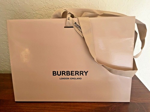 BURBERRY BROWN LOGO PAPER SHOPPING GIFT 