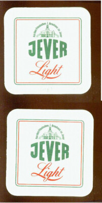 Beer mat Jever Pilsener (18) beer brewery brewery East Frisia Lower Saxony
