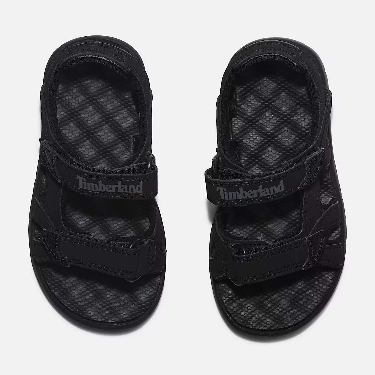 FILA Sandali da passeggio sportivi Timberland Perkins Row per bambini neri con nastro a strappo taglia 6 23