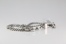 Emporio Armani EGS2805040 Unisex Stainless Steel Silver Tone Bracelet