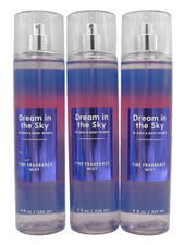 Bath  Body Works DREAM IN THE SKY Fine Fragrance Mist Spray 3 PACK SET NEW
