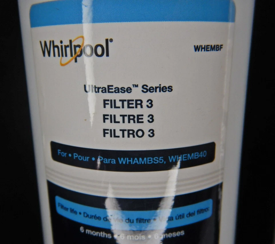 (2) Whirlpool Ultra Ease Water Purifier Replacement Filter #2 #3 WHAMBS5 WHEMB40 - Image 3 of 4