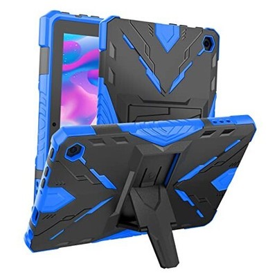 for New Kindle Fire 7 Case 2022 Release 12th Generation,Kickstand Heavy Blue