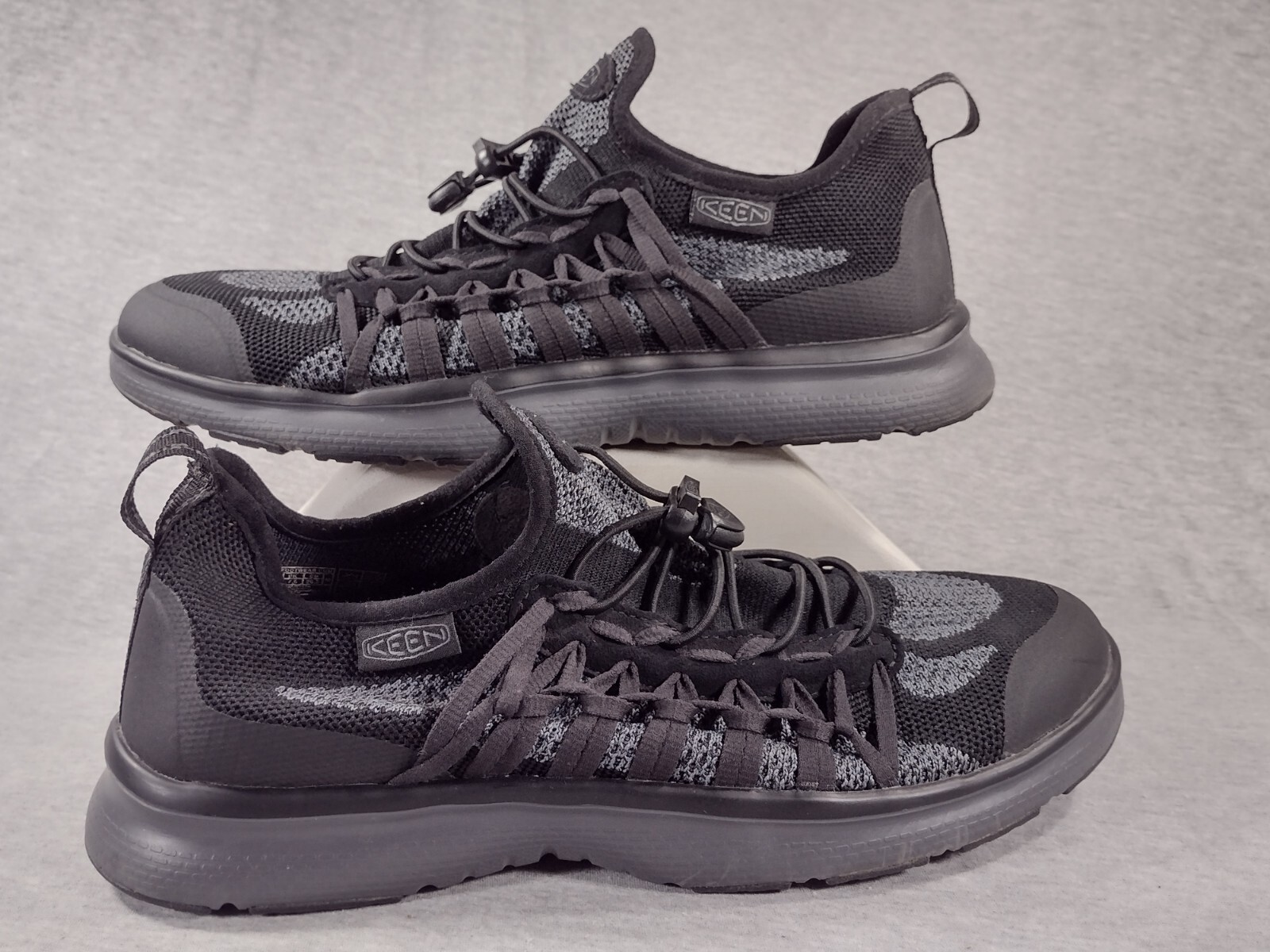 Scarpe da trekking Keen uomo 8 5 nere in rete con cordino 1018766