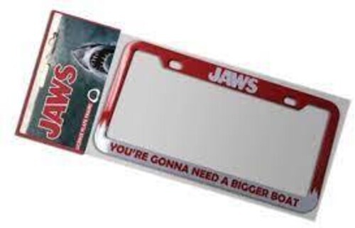 Jaws - Bigger Boat License Plate Frame [New ] One Size Fits All | eBay