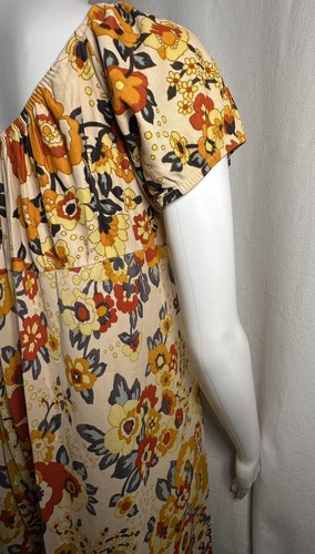 Vintage Palazzo Jumpsuit Med Floral Acetate 60s Trippy Hippie Festival Groovy - Picture 10 of 12