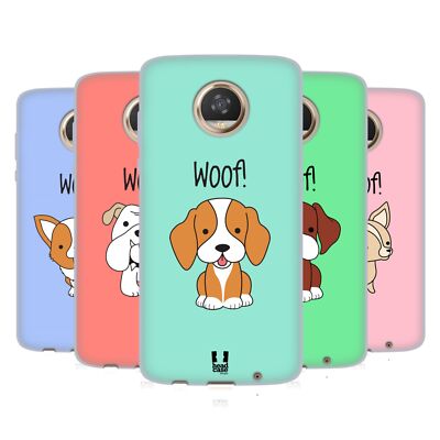 HEAD CASE DESIGNS HAPPY PUPPIES SOFT GEL CASE FOR MOTOROLA PHONES