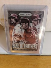 2013 Panini Prizm Band of Brothers Mike Trout Albert Pujols Josh Hamilton #BB1