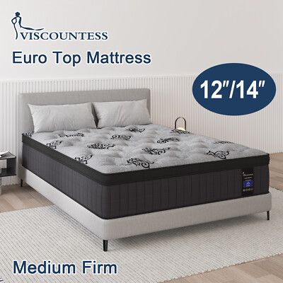9''12''14'' Twin Full Queen King Size Mattress in a Box Hybrid Spring Memory Foam