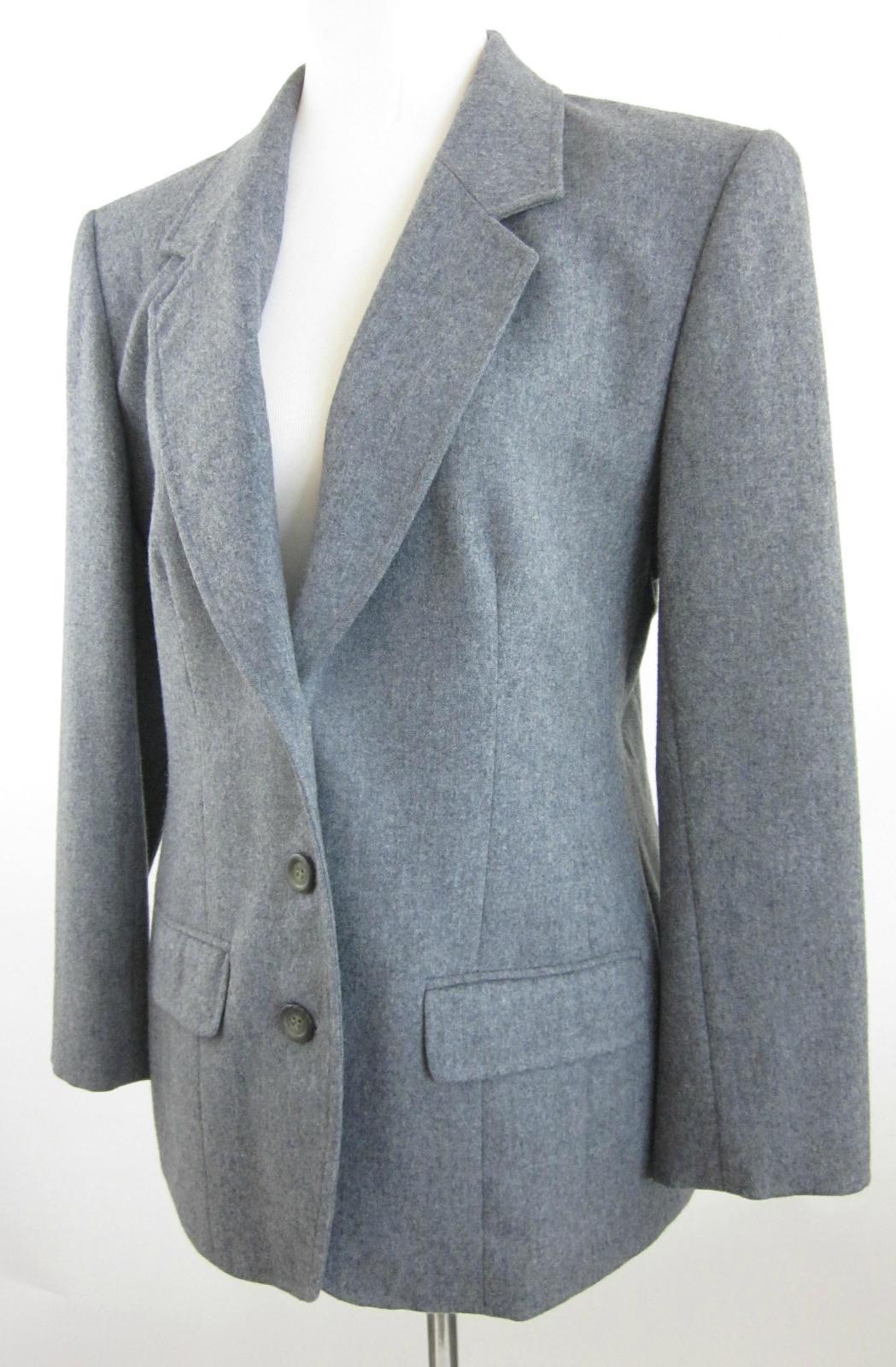 Vintage Pendleton Gray Three 3 Button Wool Blazer… - image 4