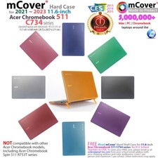 NEW mCover  Hard Case for 2021 2023 11.6" Acer Chromebook 511 C734 series Laptop