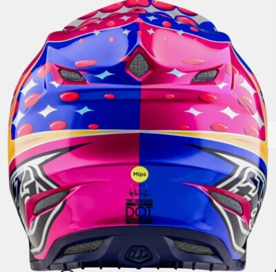 Troy Lee Designs SE5 Composite Blurr Pink LE MIPS Motocross Helmet