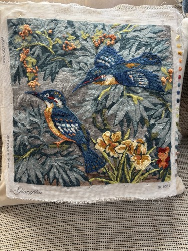 Glorafilia Needlepoint Tapestry Vintage  Completed