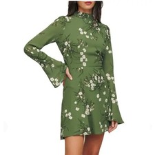 Reformation Womens Persis Floral Minidress Multicolor Size 8 NWT