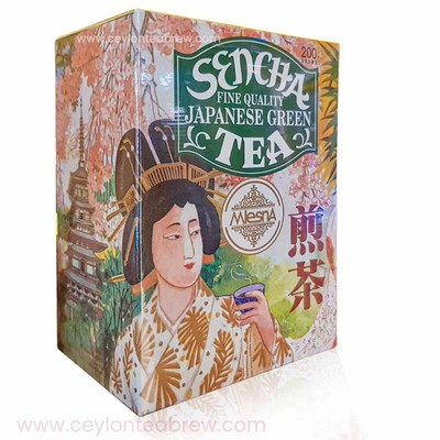 Mlesna Ceylon Sencha fine quality Japanese Pure green leaf tea Camellia buds