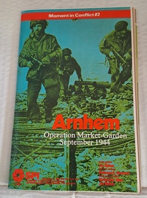 SPI Wargame Moment in Conflict #2 - Arnhem Bag Unpunched Complete NM