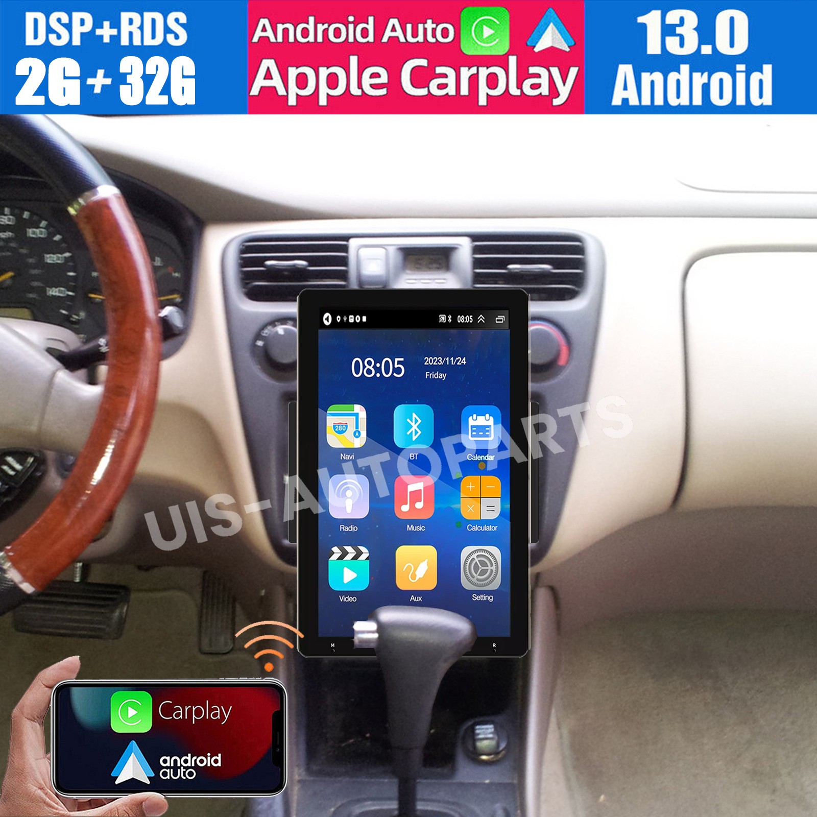 Stereo Android 13 Gps Player