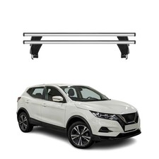 Menabo Dachträger für Nissan Qashqai J11 2014-2017 Pre-FL 50kg Alu Silber 2x