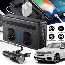 Auto Spannungswandler Wechselrichter 12V auf 230V 300W Zigarettenanzünderstecker