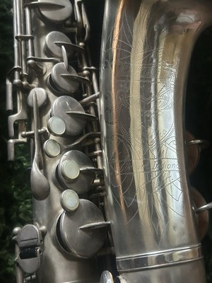 Beautiful Elkhart Indiana Satin Silver Alto Saxophone | eBay