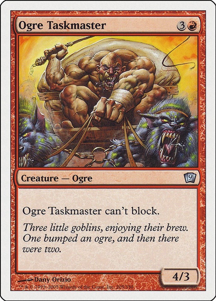 LP - Ogre Taskmaster 9ED - 205 9th Edition