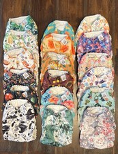 Mama Koala One Size Fits Most Reusable Cloth Diapers Multicolor with Inserts