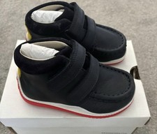 Image of Clarks Toddler’s Leather Ankle Boots - 4G - Style Noodle Play - Brand New In Box