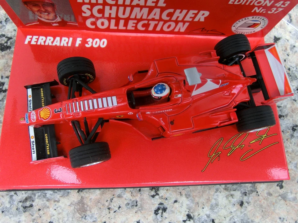 MINICHAMPS Michael Schumacher Collection 1:43 Ferrari F 300 Ed 43 No 37 #3 F1 98 - Bild 3 von 4