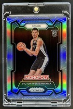 2023-24 Panini Prizm Monopoly Victor Wembanyama Silver Rookie RC #81 Spurs