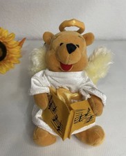 Disney Winnie The Pooh Choir Angel 8" Plush Beanie Collectible Plush NEW w/ Tags