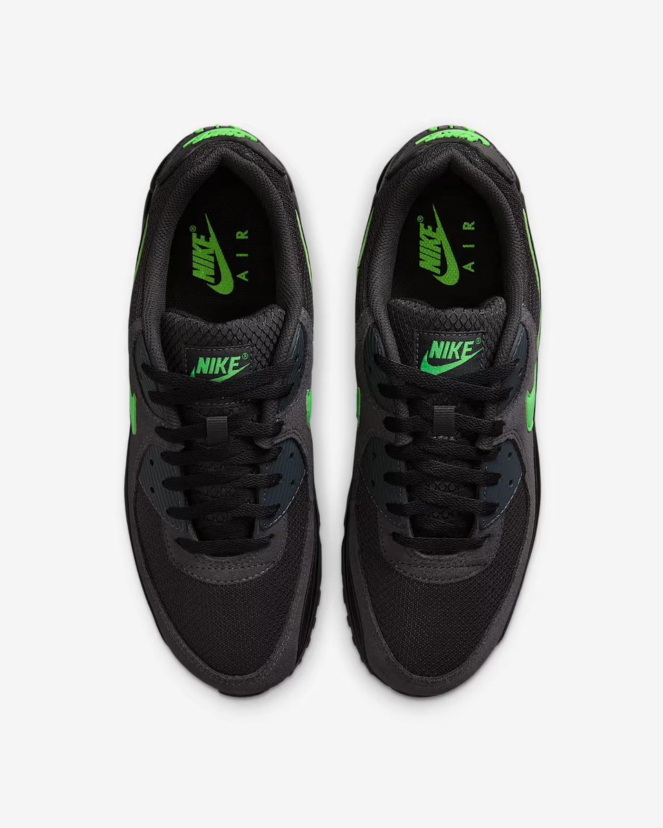 DM0029-015 Nike Air Max 90 Anthracite Black Green Strike (Men's