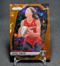 Aerial Powers Orange Ice Holo 2024 Panini Prizm WNBA Card #37 Atlanta Dream